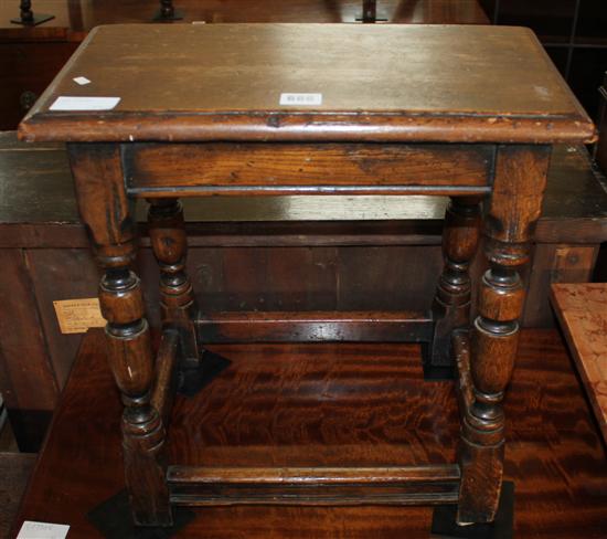 Oak joint stool